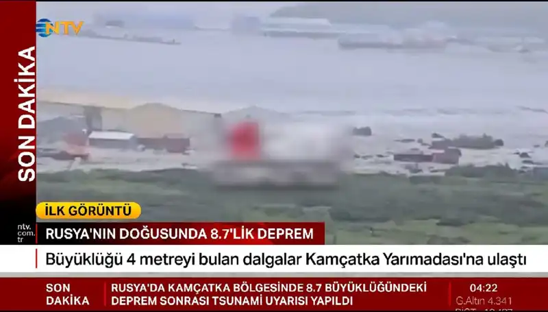 Tsunami Dalgaları Kamçatka Kıyılarına Ulaştı: Halkta Endişe Yaratan Olay