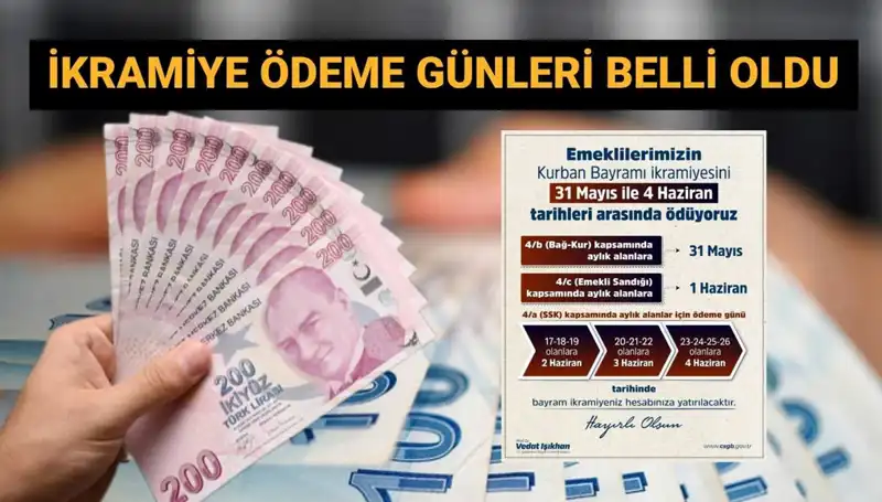 Emeklilere Müjde! Bayram İkramiyeleri Ne Zaman Yatacak?