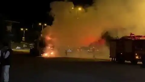 Zonguldak’ta Seyir Halindeki TIR Alev Alev Yandı, Trafik Kapatıldı